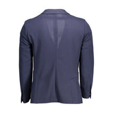 Gant Blue Cotton Men Jacket